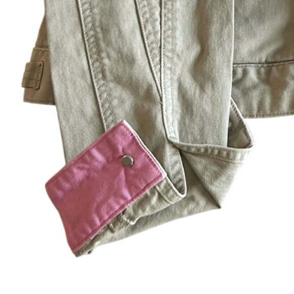 Vintage Y2K Beige Jacket With Pink Trim ALT ASO Hermione Granger - Picture 7 of 8